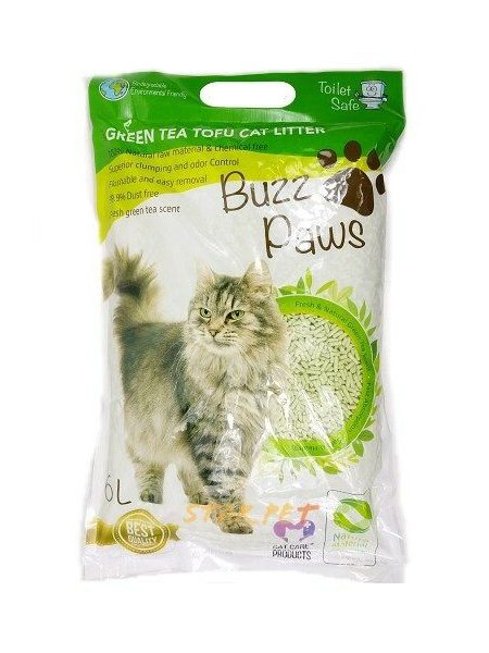 Buzz Paws 綠茶豆腐砂 6L