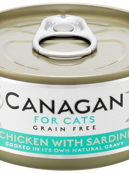 Canagan(原之選)雞肉伴沙丁魚無穀物貓罐頭 75g