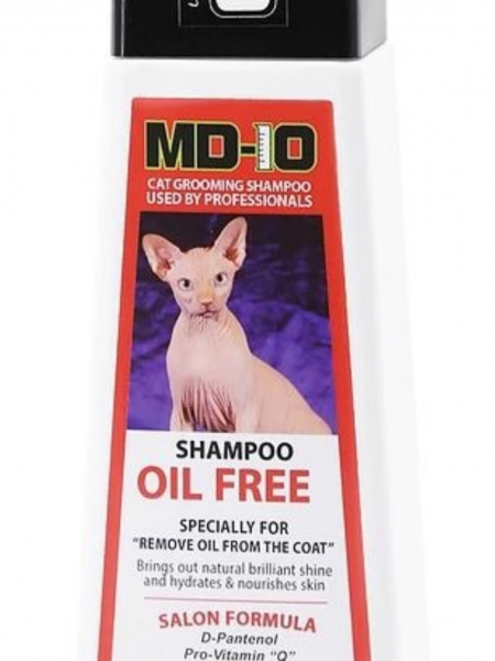 MD-10 頂尖專業比賽級-除油脂洗毛液 Oil Free Shampoo (for cats)