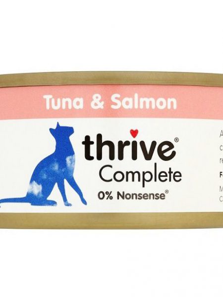 Thrive脆樂芙整全膳食貓罐頭-100%吞拿魚+三文魚(75g)