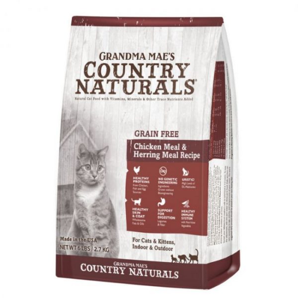 Country Naturals 低敏無穀物精簡配方全貓糧 (3,6,12LB)