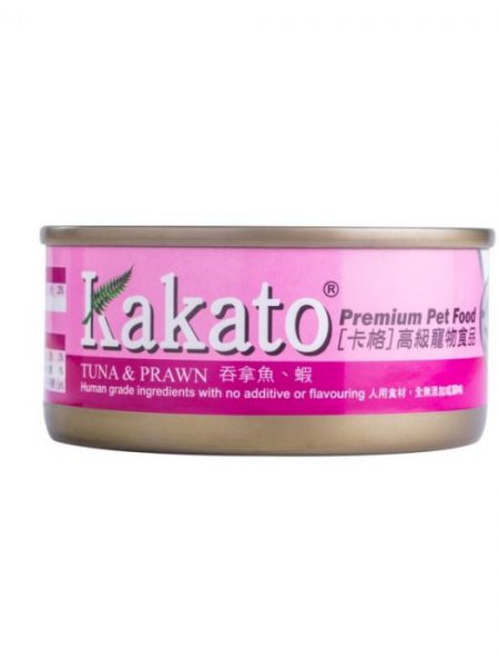 Kakato卡格貓狗罐頭 - 吞拿魚+蝦 ( 70g / 170g )