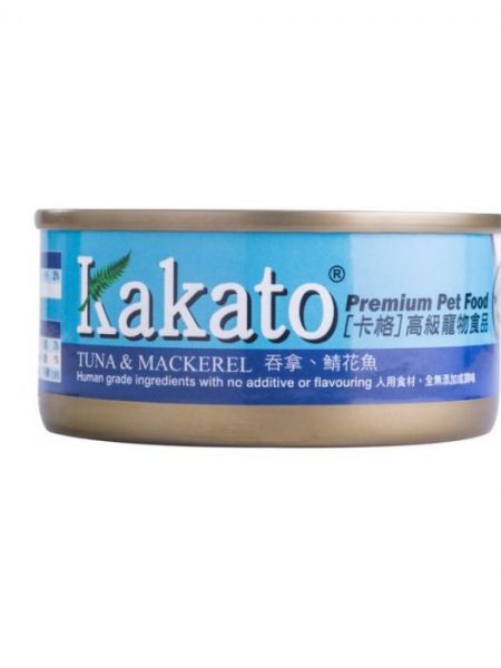 Kakato卡格貓狗罐頭 - 吞拿魚+鯖魚 ( 70g / 170g )