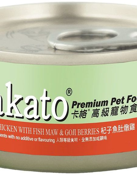 Kakato卡格貓狗罐頭 - 杞子魚肚燉雞 ( 70g )