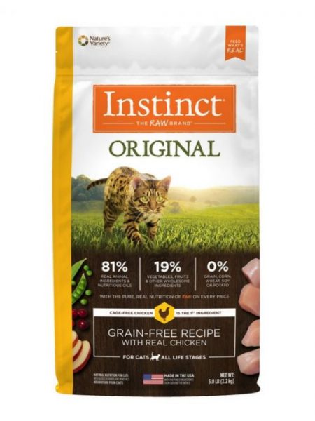 Instinct 無穀物雞肉貓糧 (5, 11LB)