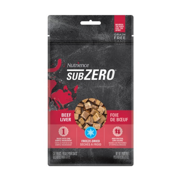 Nutrience – Sub Zero 凍乾脫水鮮牛肝貓用小食 30g